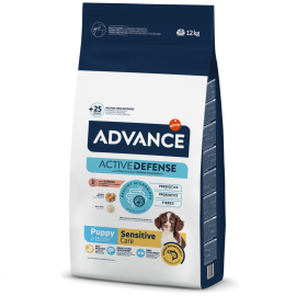 ADVANCE Babyprotect Puppy Sensitive, cu Somon, Hrana Uscata Monoproteica Caine Junior, Digestie Sensibila, 12kg