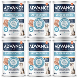 ADVANCE Veterinary Diets Dog Gastroenteric, Set Conserve Hrana Umeda Pentru Caini cu Afectiuni Gastrointestinale, 6x400g