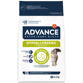ADVANCE Veterinary Diets HYPOALLERGENIC, 100% Proteine Hidrolizate, Hrana Uscata Pentru Pisici cu Alergii Severe, 7.5kg