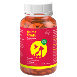 ANIMA-STRATH Nutraceutic 100% Vegan Pentru Intarirea Imunitatii si Recuperare, la Animale de Companie, 200 tablete