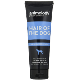 ANIMOLOGY Hair Of The Dog Anti-Tangle, Sampon Vegan Anti-Incalcire Pentru Caini, Orice Tip de Blana 250ml