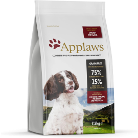 APPLAWS Adult, cu Pui si Miel, Hrana Uscata Fara Cereale Pentru Caini Adulti de Talie Mica sau Medie 7.5kg