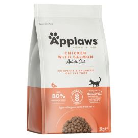 APPLAWS Grain Free Adult,  80% Pui si Somon, Hrana Uscata Pisici, 2kg