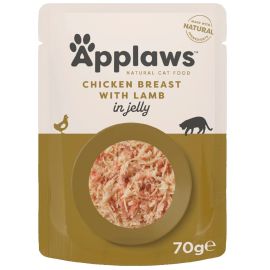 APPLAWS Plic Hrana Umeda Pisici, Piept de Pui si Miel in Aspic, 70g