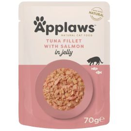 APPLAWS Plic Hrana Umeda Pisici, Ton si Somon in Aspic, 70g
