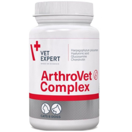 VET EXPERT ArthroVet Complex Supliment Pentru Functionarea Normala a Cartilajelor si Articulatiilor la Caini si Pisici, 60 tablete