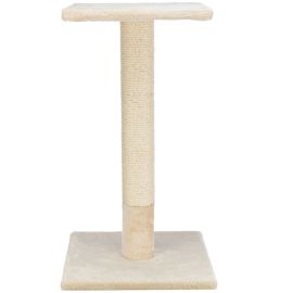 BAENA Sisal Vertical, cu Platforma, Pentru Pisici, Plus Bej, 38x38cm | Inaltime 69cm