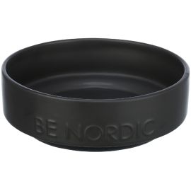 BE NORDIC Bol Ceramic Pentru Caini, Negru, 0.5L | 16cm