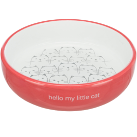 Bol Ceramic Pentru Pisici, Coral, 0.3L | 15cm