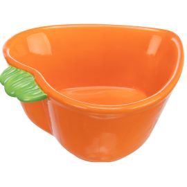 Bol Ceramic Portocaliu Pentru Cobai sau Alte Rozatoare, 180ml