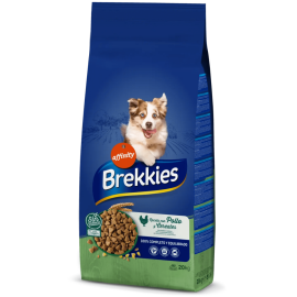 BREKKIES Excel Hrană Uscată pentru Câini Adulți, cu Pui, Legume și Cereale, 20kg