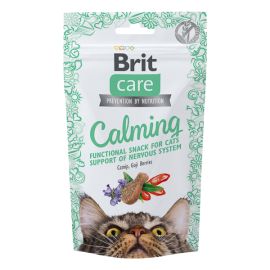 BRIT CARE Cat Snack Calming, Gustare Functionala Fără Cereale pentru Pisici Adulte, cu Catnip și Goji, 50g