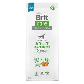 BRIT CARE Grain-Free Adult Large Breed, cu Somon și Cartofi, Hrană Uscata Fără Cereale pentru Câini Adulți de Talie Mare, Articulații Sănătoase, 12kg