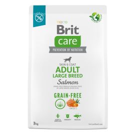 BRIT CARE Grain-Free Adult Large Breed, cu Somon și Cartofi, Hrană Uscata Fără Cereale pentru Câini Adulți de Talie Mare, Articulații Sănătoase, 3kg