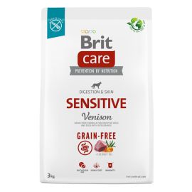 BRIT CARE Grain-Free Sensitive, cu Vânat, Hrană Uscata Fără Cereale pentru Câini cu Digestie Sensibilă și Intoleranțe Alimentare, 3kg