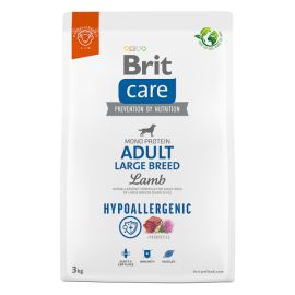 BRIT CARE Hypoallergenic Adult Large Breed, cu Miel, Hrană Uscata Monoproteică pentru Câini Adulți de Talie Mare, 3kg