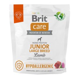 BRIT CARE Hypoallergenic Junior Large Breed, cu Miel, Hrană Monoproteică pentru Câini Juniori de Talie Mare, 1kg 