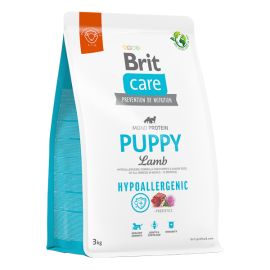 BRIT CARE Hypoallergenic Puppy, cu Miel, Hrană Monoproteică Hipoalergenică pentru Caini Juniori, 3kg