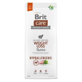 BRIT CARE Hypoallergenic Weight Loss, cu Iepure, Hrană Uscata Hipoalergenică, Monoproteica, pentru Câini Supraponderali, 12kg