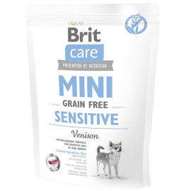 BRIT CARE Mini Grain Free Adult, Vanat, Hrana Uscata Hipoalergenica, Fara Cereale, Caine, Sensibilitate Digestiva | Intolerante Alimentare | Alergii, 400g