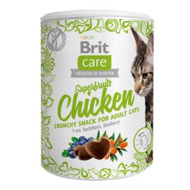 BRIT CARE Snack Superfruits cu Pui și Cătină, Recompense Fără Cereale pentru Pisici Adulte, 100g