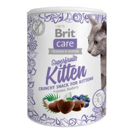 BRIT CARE Snack Superfruits Kitten, cu Pui, Recompense Fără Cereale pentru Pui de Pisica, 100g