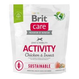 BRIT CARE Sustainable Activity, cu Pui și Insecte, Hrană Uscata pentru Câini Activi, Boost de Mobilitate și Energie, 1kg