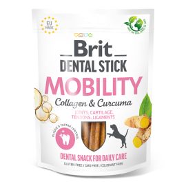 BRIT Dental Stick Mobility cu Colagen si Curcuma, Recompensa Dentara pentru Sănătatea Articulațiilor la Câini, 7buc.