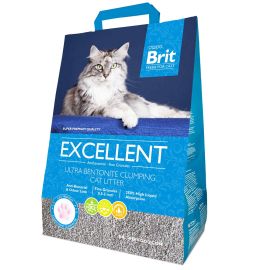 BRIT Fresh for Cats Excellent – Așternut Igienic Ultra-Aglomerant din Bentonită Fină | Control Avansat al Mirosurilor |Fără Praf  | Potrivit pentru Pisici Sensibile. 5kg