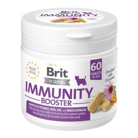 BRIT Vitamins Immunity Booster, Supliment pentru Stimularea Imunitatii, cu Plante Medicinale și Multivitamine, pentru Câini, 60 Tablete