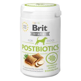 BRIT Vitamins Postbiotics, Recompensă pentru Digestie Sănătoasă și Imunitate cu Fibre și Para-Probiotice pentru Câini, 150g