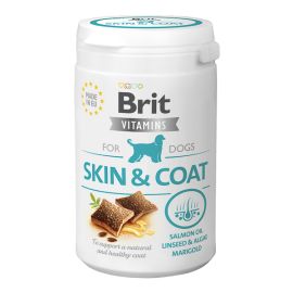 BRIT Vitamins Skin & Coat, Supliment Nutritiv pentru Blană Strălucitoare și Piele Sănătoasă la Câini Adulți, 150g
