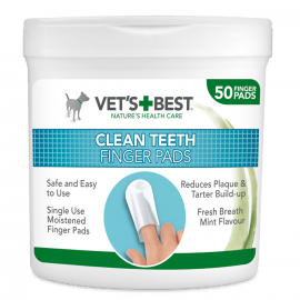 Degetare Igiena Dintilor VET'S BEST Dog Clean Teeth 50buc