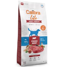 CALIBRA Dog Life Adult Medium – Hrană Uscată Monoproteică cu Vită Proaspătă, Fără Gluten și Pui, pentru Câini Adulți de Talie Medie (10–30kg), 2.5kg