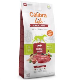 CALIBRA Dog Life Junior Large – Hrană Monoproteică cu Vită Proaspătă, fara Gluten si Pui, pentru Caini Juniori de Talie Mare, 2.5kg