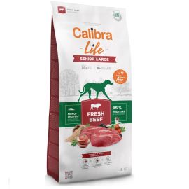 CALIBRA Dog Life Senior Large – Hrană Uscată Monoproteică cu Vită Proaspătă, Fără Gluten și Pui, pentru Câini Seniori de Talie Mare (7+ Ani), 12kg