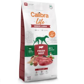 CALIBRA Dog Life Senior Large – Hrană Uscată Monoproteică cu Vită Proaspătă, Fără Gluten și Pui, pentru Câini Seniori de Talie Mare (7+ Ani), 2.5kg