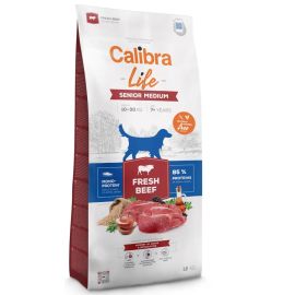 CALIBRA Dog Life Senior Medium – Hrană Uscată Monoproteică cu Vită Proaspătă, Fără Gluten și Pui, pentru Câini Seniori de Talie Medie (7+ Ani), 12kg