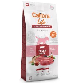 CALIBRA Dog Life Starter & Puppy – Hrană Uscată Monoproteică cu Vită Proaspătă, Fără Gluten, pentru Căței 1–4 Luni,  750g