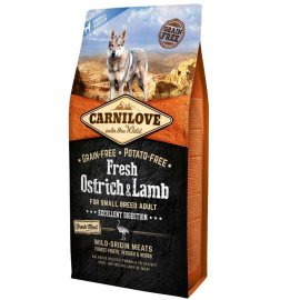 CARNILOVE Fresh Adult Smal Breed, Strut si Miel, Hrana Uscata Fara Cereale Caine Talie Mica, Digestie Excelenta 6kg