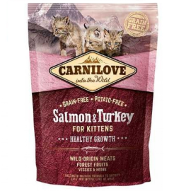 CARNILOVE CAT cu Somon si Curcan Pentru Pui de Pisica 400g