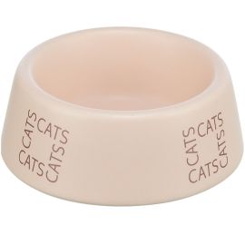 Castron Ceramic Pentru Pisici, Roz, 150ml | 12cm