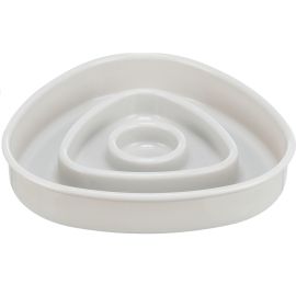Castron din Plastic Pentru Hranire Lenta Pisici, 0.35L | 15x15cm