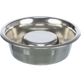 Castron Inox Hranire Lenta Caini, Antiderapant, 600ml | Diametru 17cm