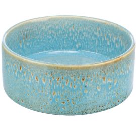 Castron Ceramic Pentru Caini Albastru  900ml  Diametru 16cm