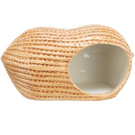 Casuta din Ceramica Pentru Hamsteri, PEANUT, 17x8x8cm