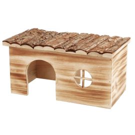 Casuta din Lemn Pentru Iepuri sau Alte Rozatoare Mari, GRETE, 45x28x24cm