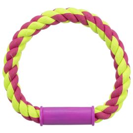 Jucarie Pentru Caini cerc din Franghie cu Maner, D = 30 cm