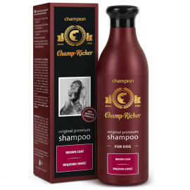 CHAMP RICHER, Sampon Profesional Concentrat 1:5, Pentru Caini cu Blana Maro Auriu sau Roscat,, 250ml