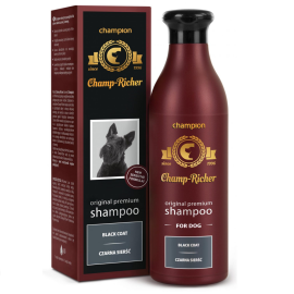 CHAMP RICHER, Sampon Profesional Concentrat 1:5, Pentru Caini cu Blana Neagra,, 250ml